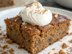 Flourless Gingerbread Greek Yogurt Cake
