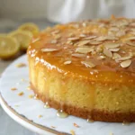 Flourless Lemon Almond Cake with Honey Glaze