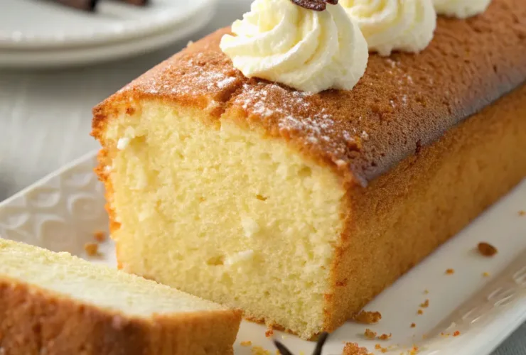 Fluffy Vanilla Loaf Cake