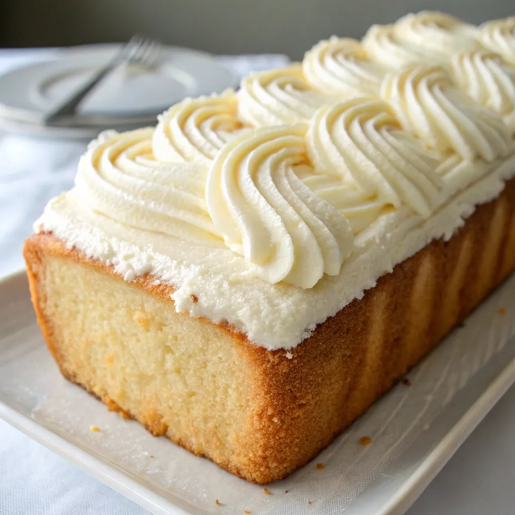 Fluffy Vanilla Loaf Cake