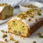 Fuss‑Free Pistachio Ricotta Coffee Cake Donut Loaf