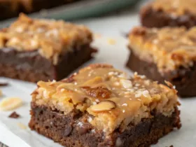 Decadent German Chocolate Brownies