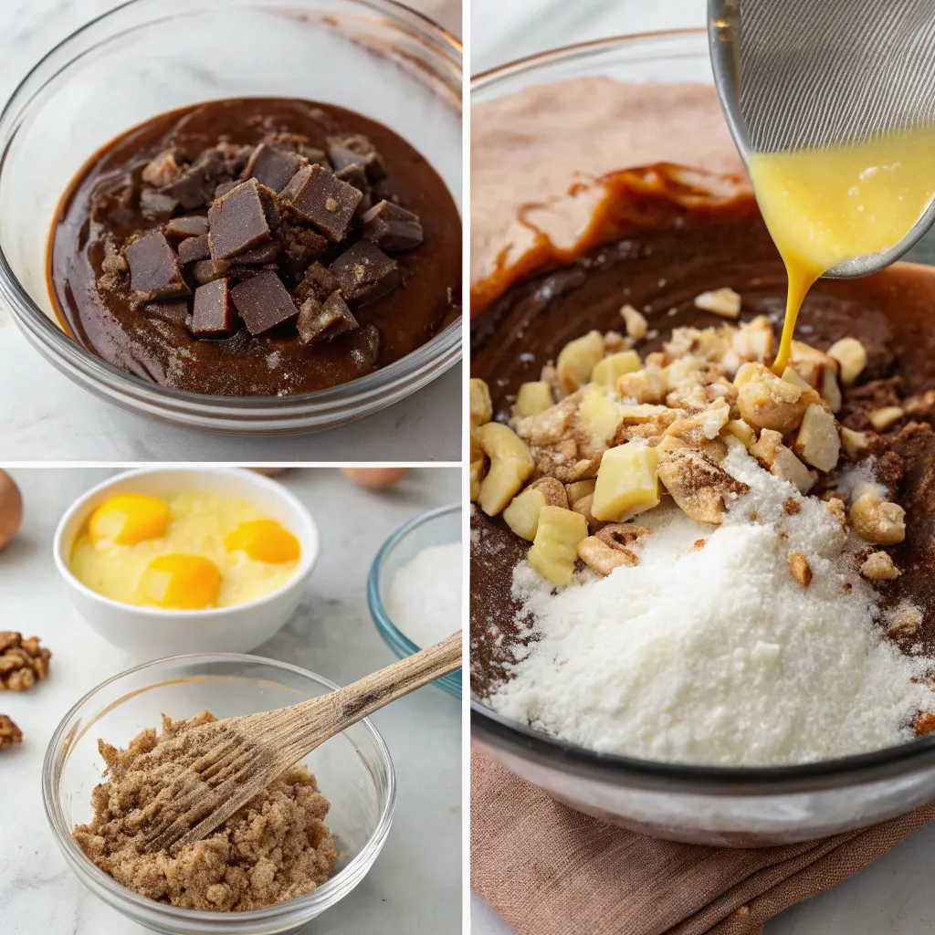 German Chocolate Brownies