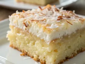 Heavenly New Zealand Coconut Slice