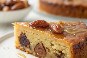 Honey Date Almond Cake