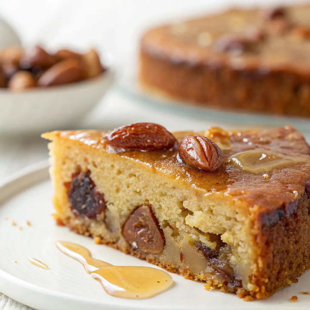 Honey Date Almond Cake