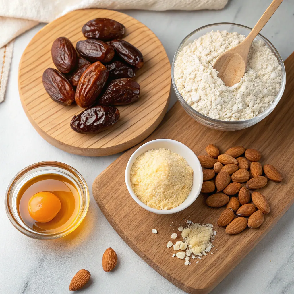 Honey Date Almond Cake