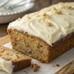 Hummingbird Bread with Cream Cheese Frosting