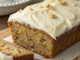 Hummingbird Bread with Cream Cheese Frosting