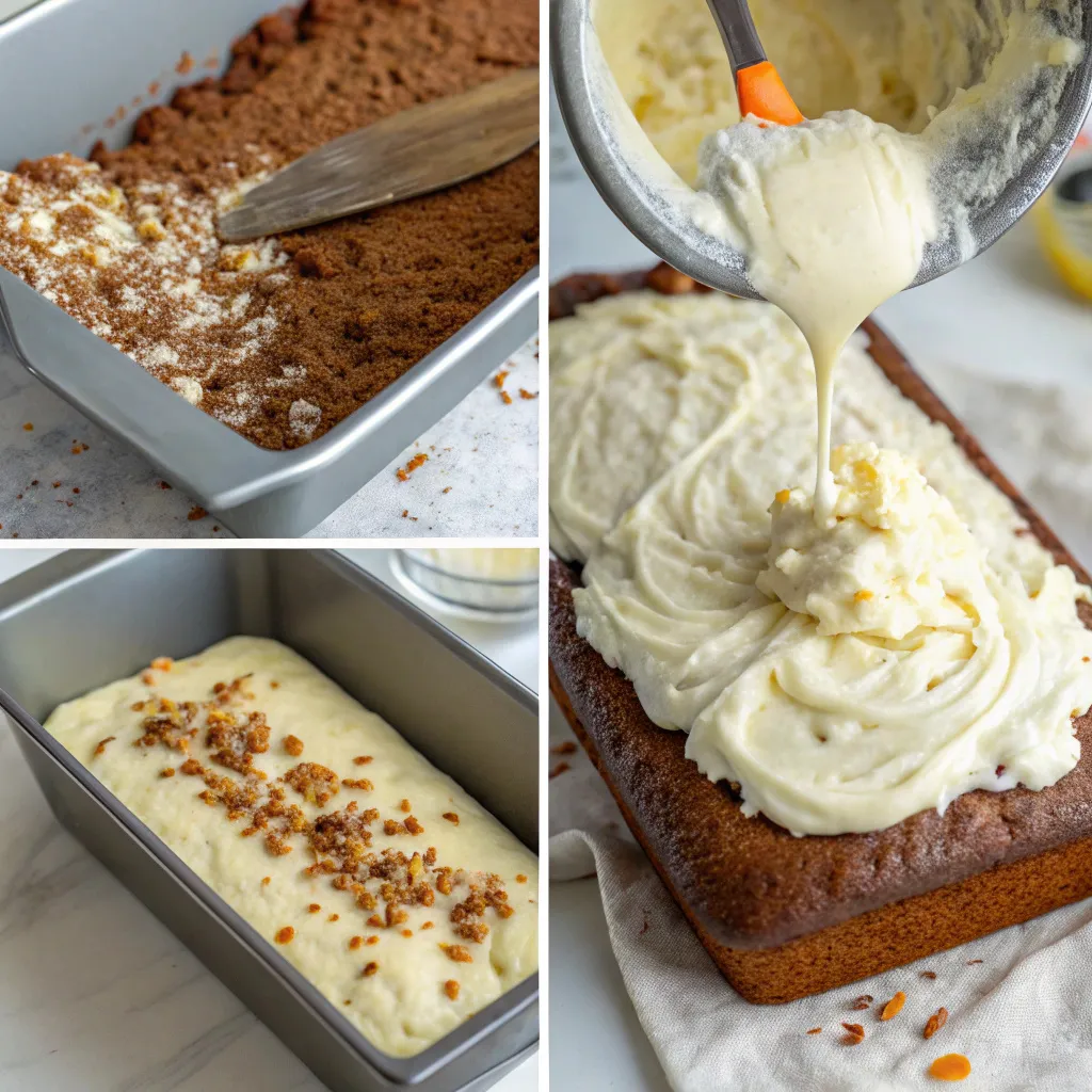 Hummingbird Bread with Cream Cheese Frosting