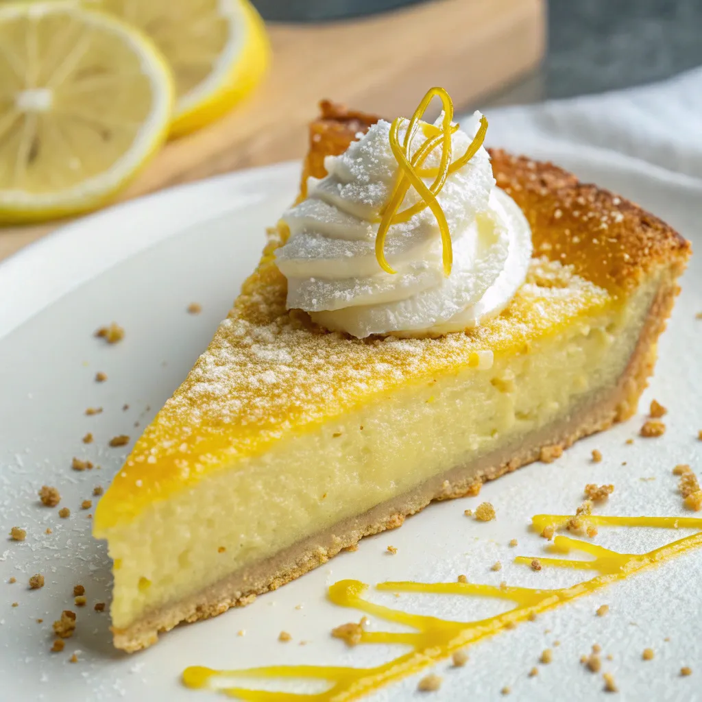 Impossible Lemon Pie