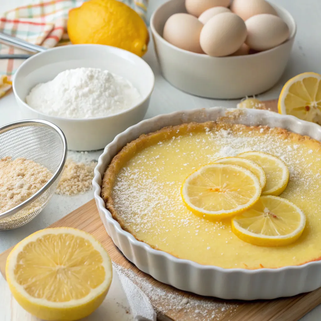 Impossible Lemon Pie