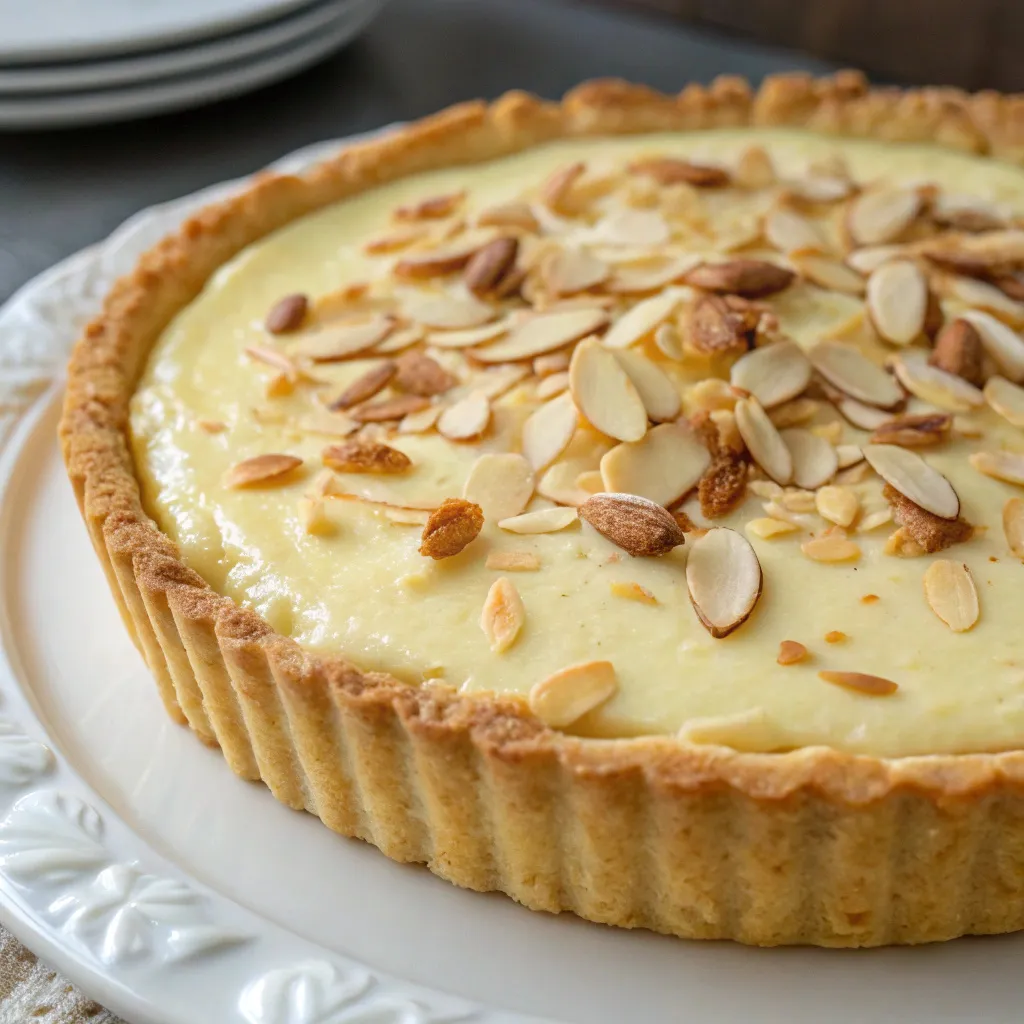 Italian Ricotta Almond Tart