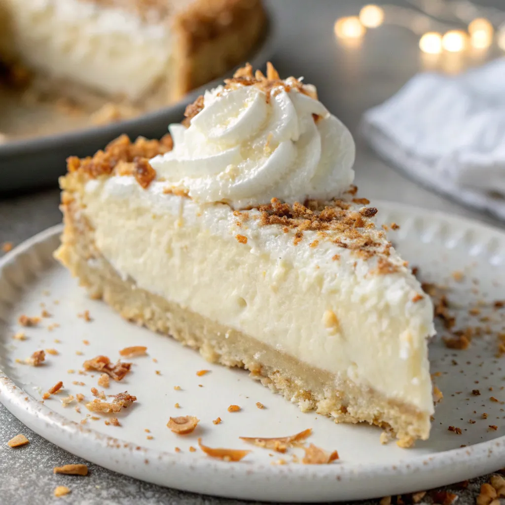 Keto Layered Coconut Cream Pie