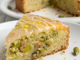 Lemon Coconut Pistachio Cake