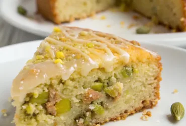 Lemon Coconut Pistachio Cake