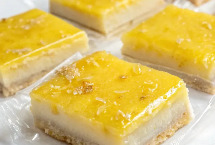 Lemon Cottage Cheese Bars
