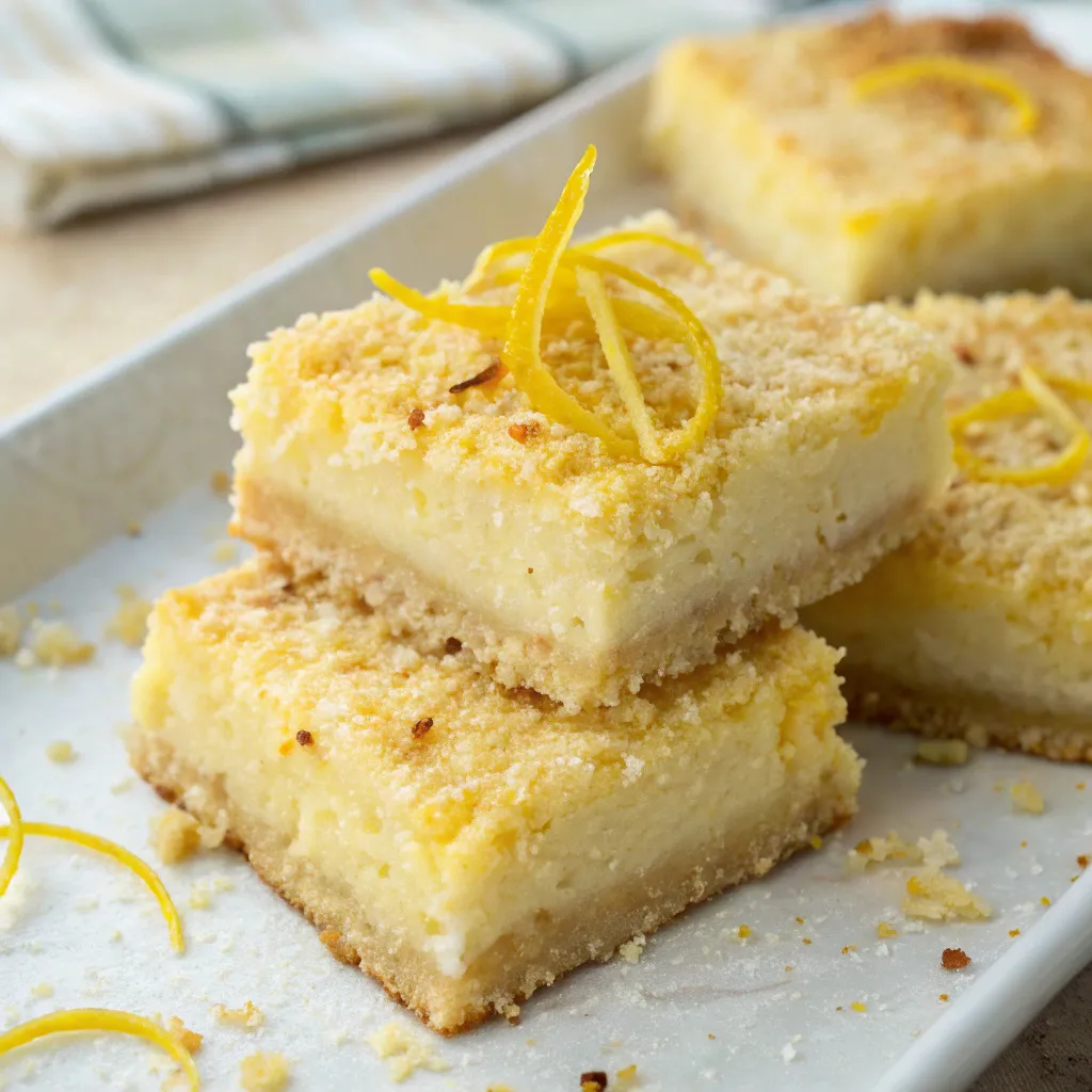 Lemon Cottage Cheese Bars