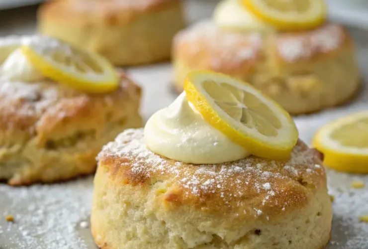 Lemon Cream Scones