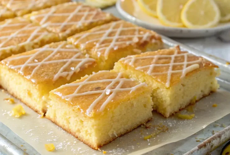 Lemon Drizzle Traybake