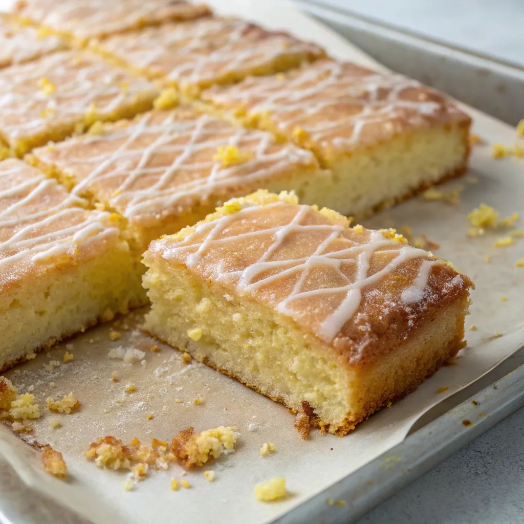 mary berry lemon drizzle traybake