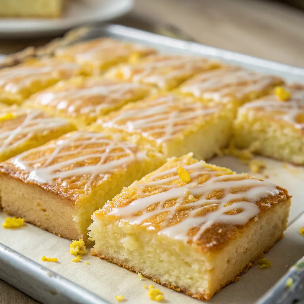Lemon Drizzle Traybake