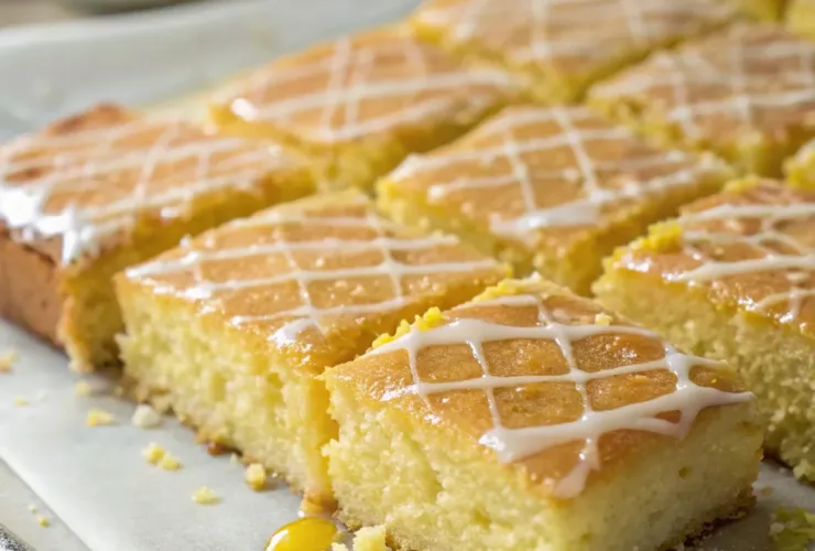 mary berry lemon drizzle traybake