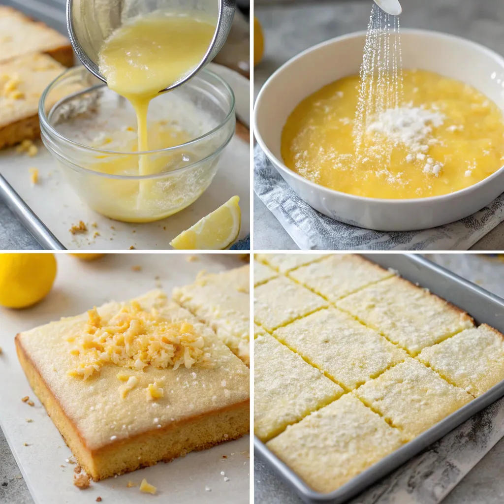 Lemon Drizzle Traybake