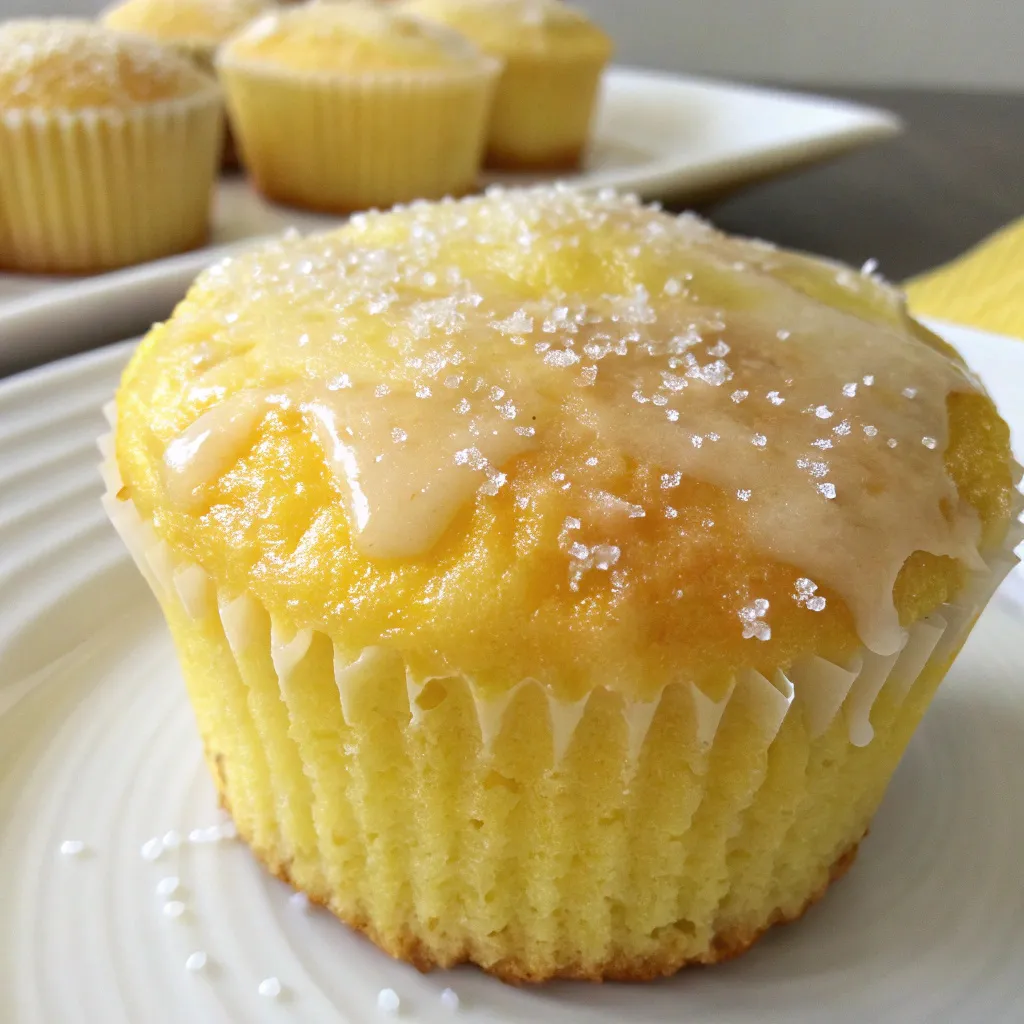 Limoncello Ricotta Cupcakes
