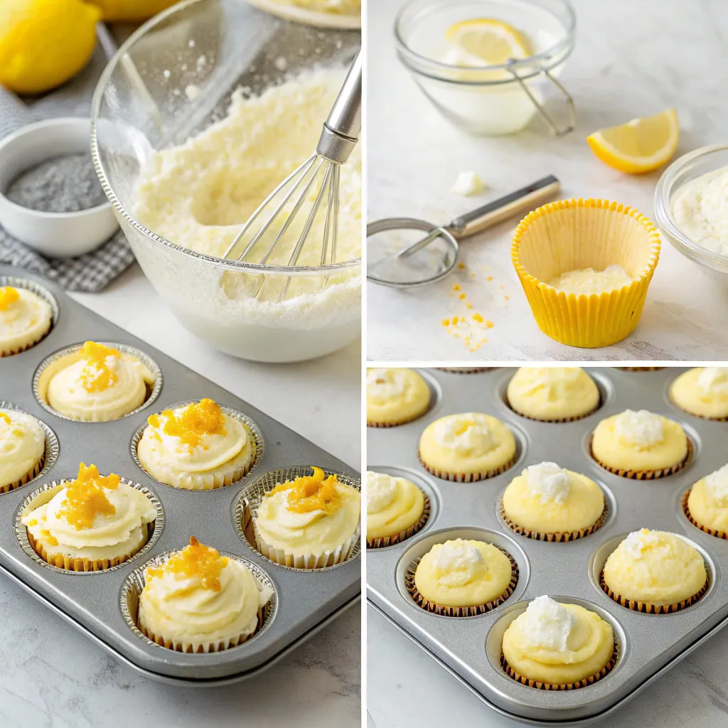 Limoncello Ricotta Cupcakes