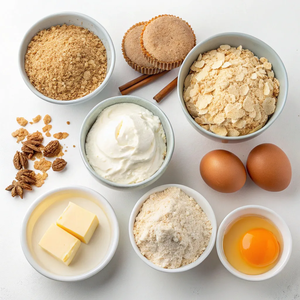 Low Calorie Cinnamon Roll Muffins with Creamy Centers
