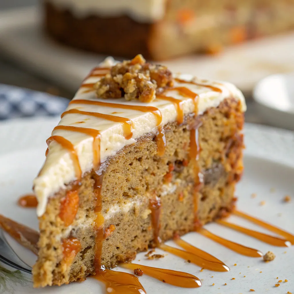Maple Syrup Carrot Cake