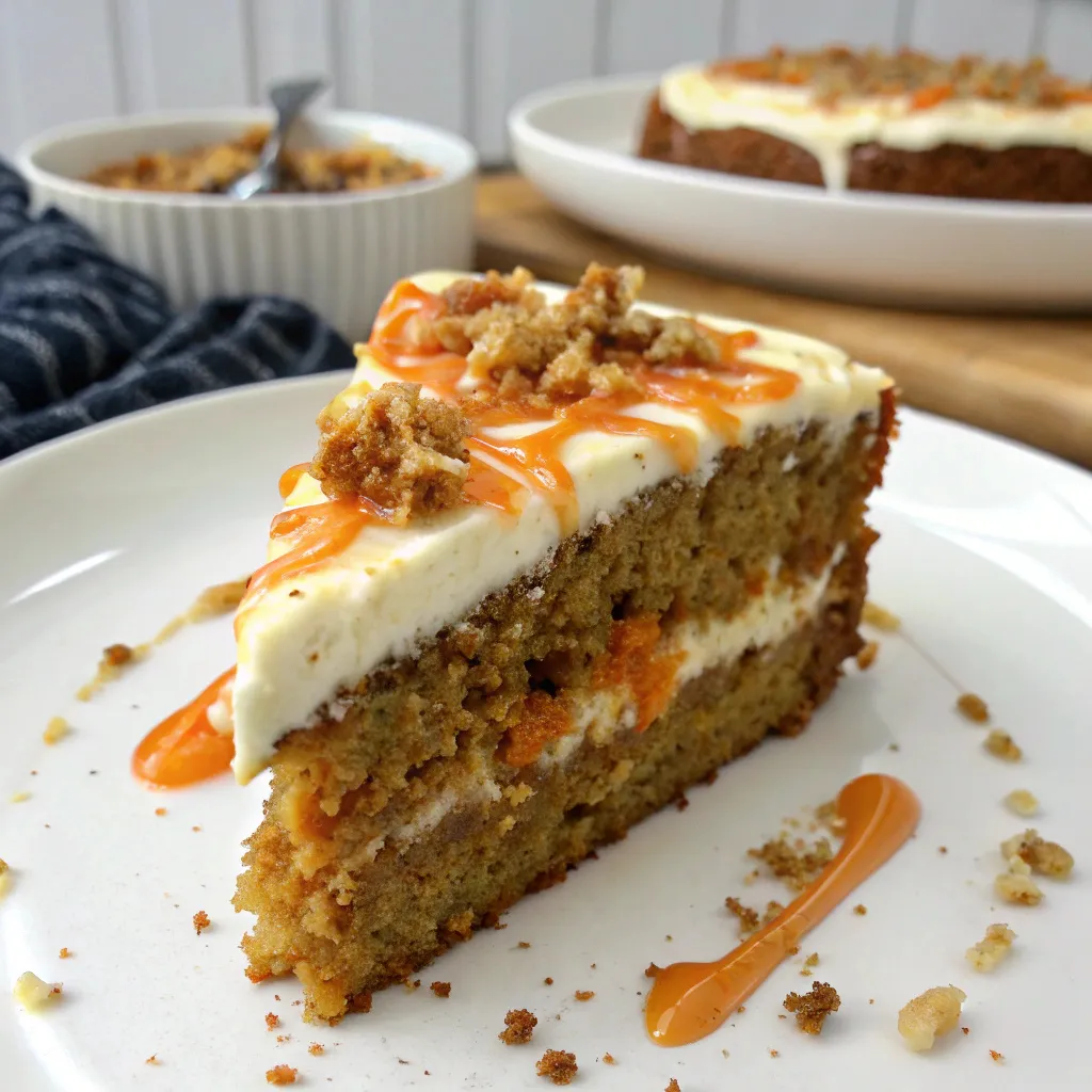 Maple Syrup Carrot Cake