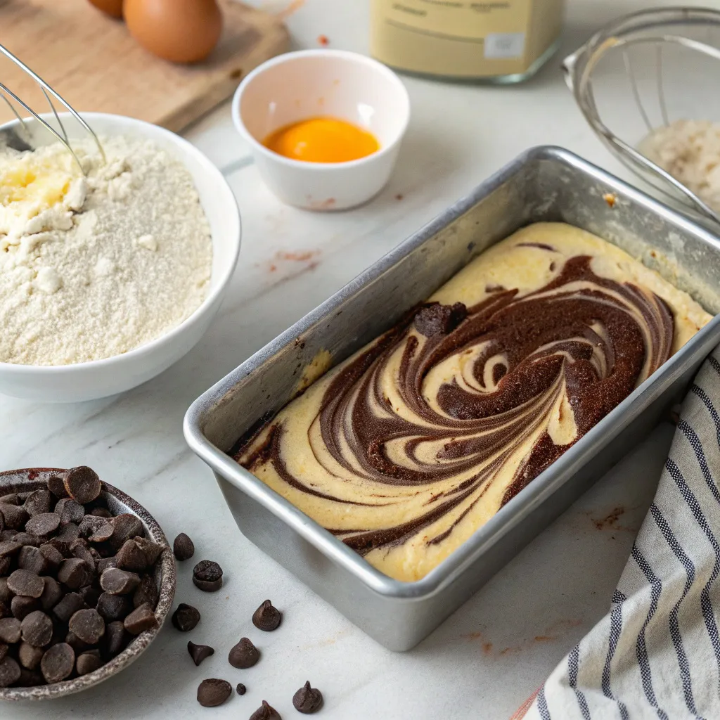 Marble Loaf Cake
