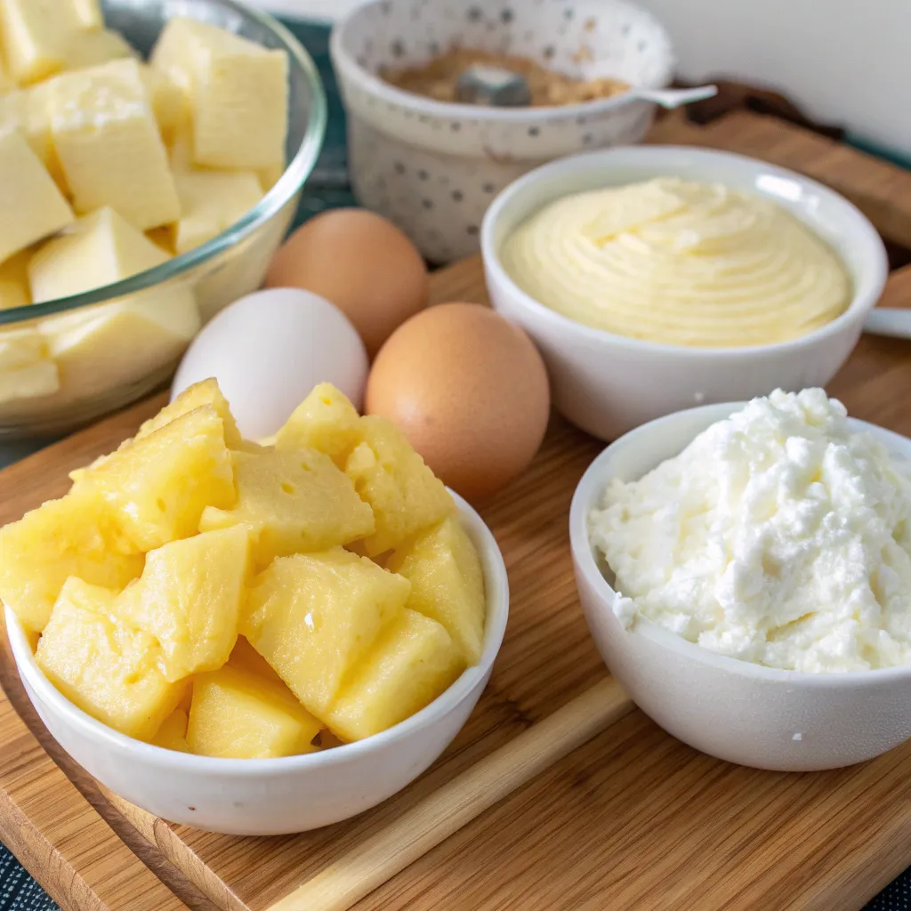 Pineapple Cream Cheese Pound Cake