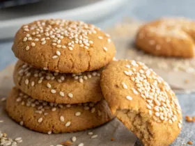 Soft Sesame Tahini Cookies Recipe
