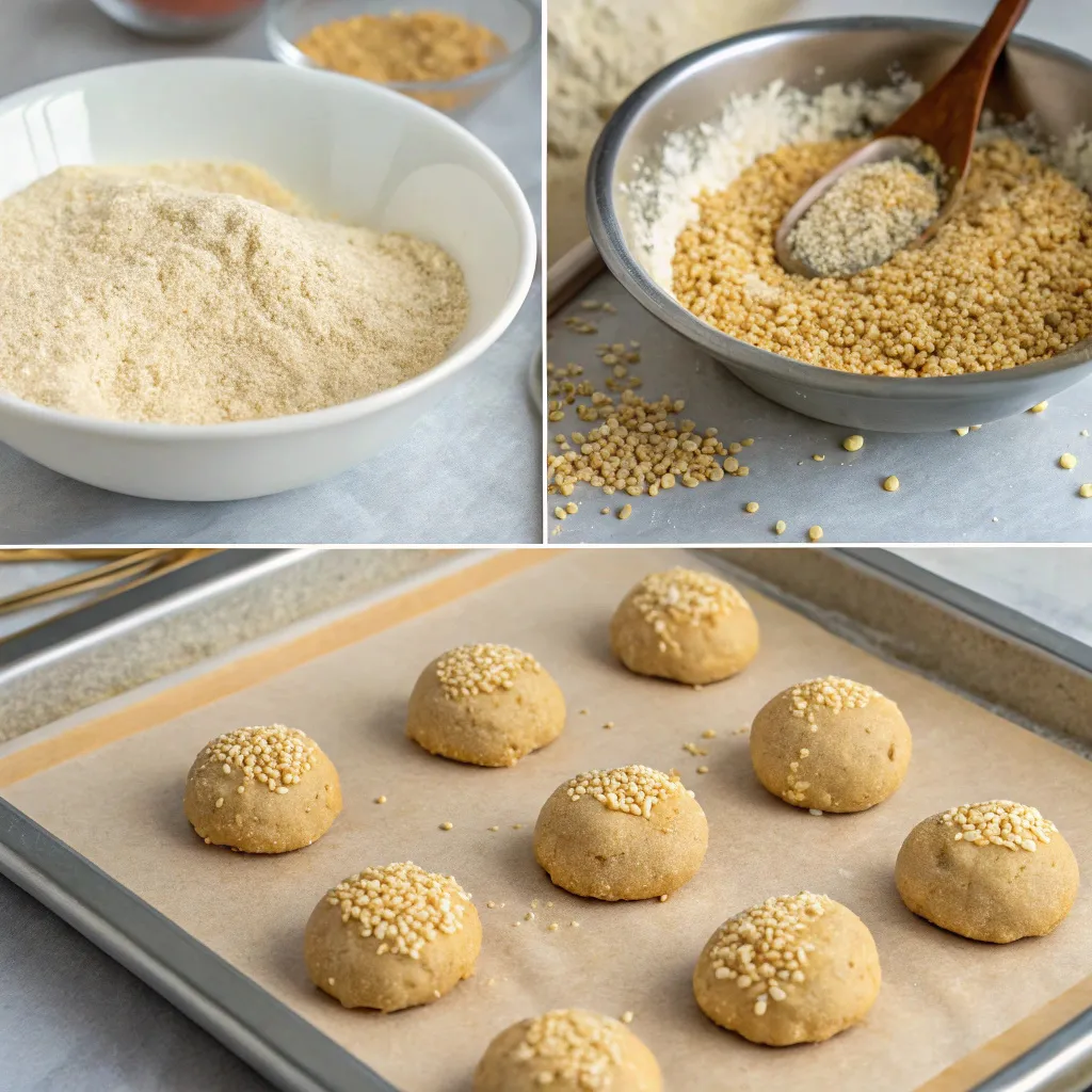 Soft Sesame Tahini Cookies Recipe