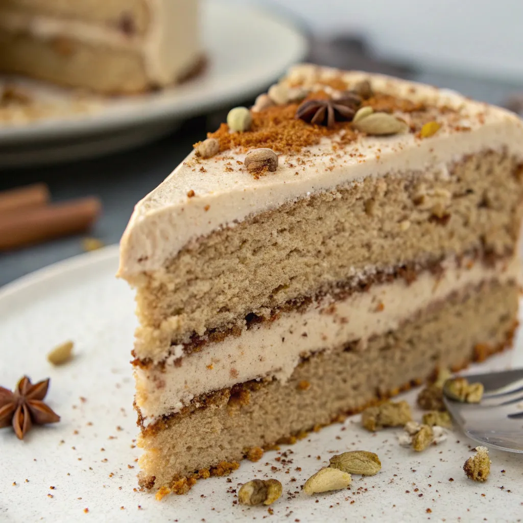 Spiced Coffee & Cardamom Layer Cake