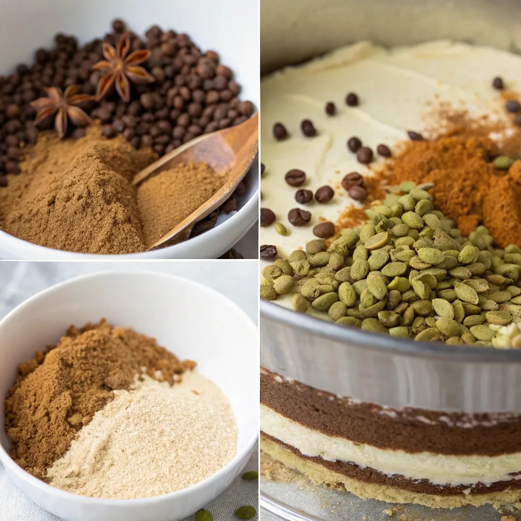 Spiced Coffee & Cardamom Layer Cake