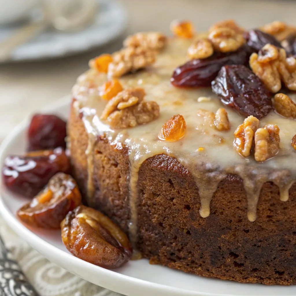 Walnut and Date Spice Cake