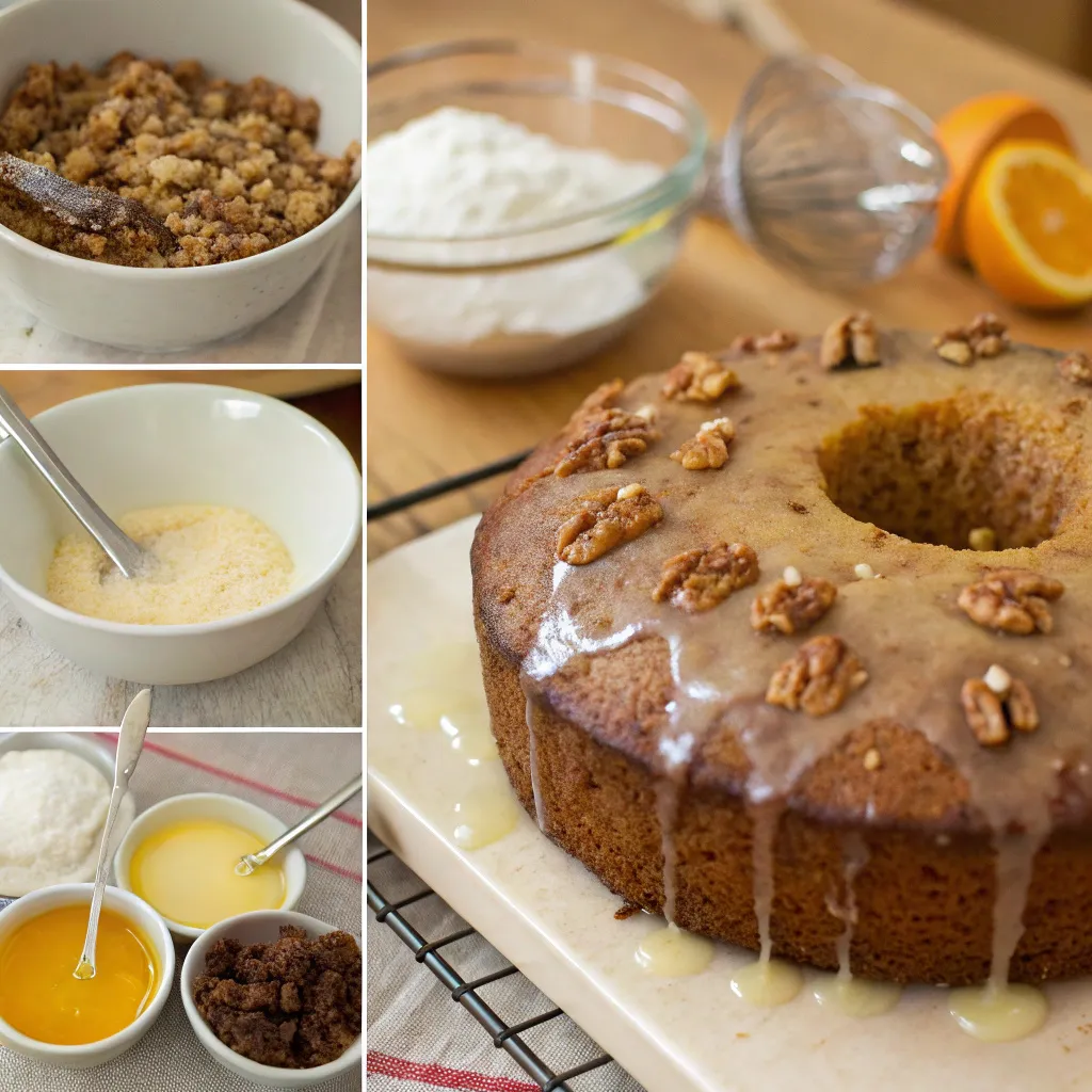 Walnut and Date Spice Cake