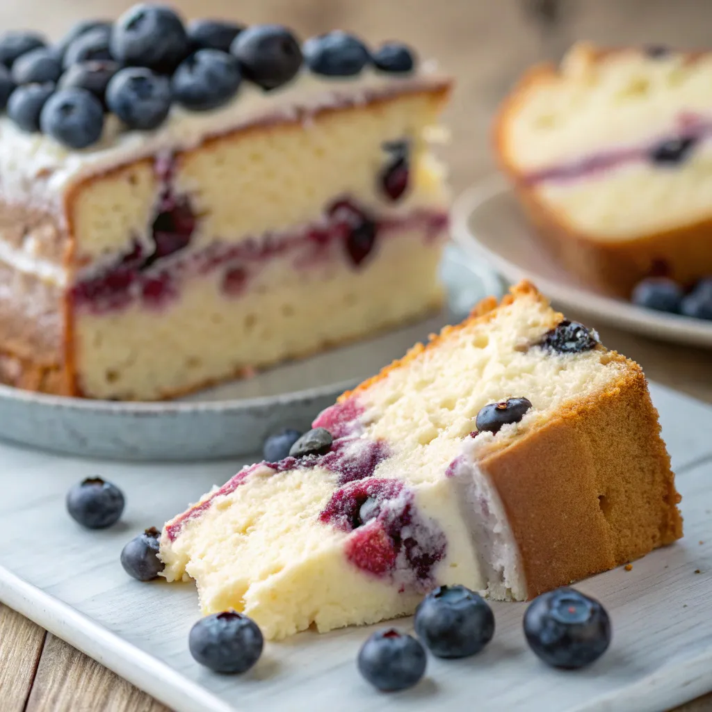 Yogurt Blueberry Cake