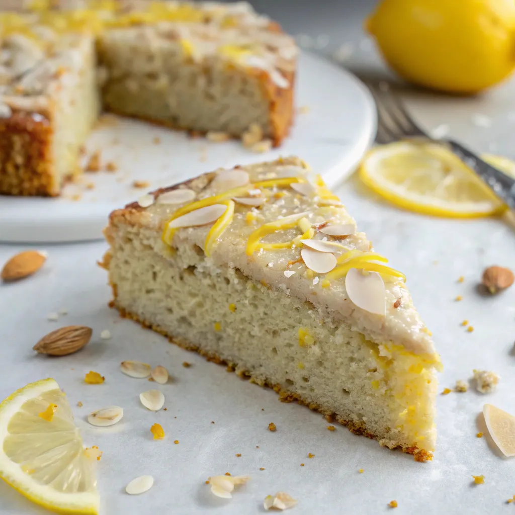 Zesty Flourless Lemon Almond Cake