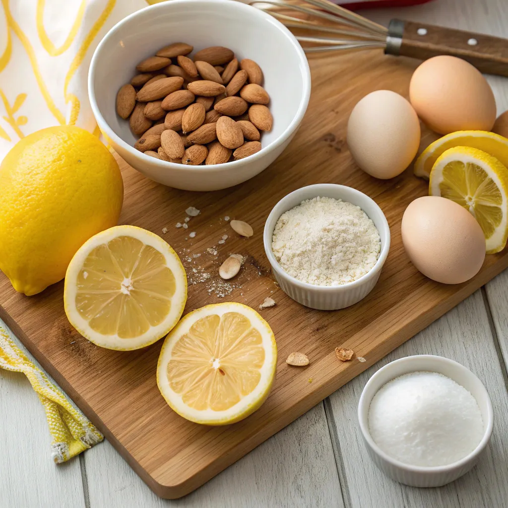 Zesty Flourless Lemon Almond Cake