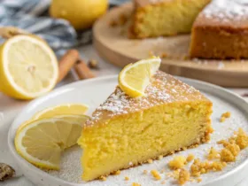 Zesty Lemon Ginger Cake (No Flour)