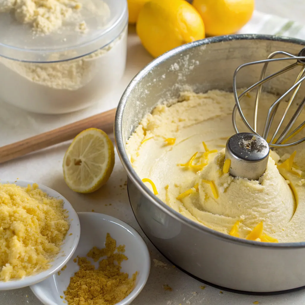 Zesty Lemon Ginger Cake (No Flour)