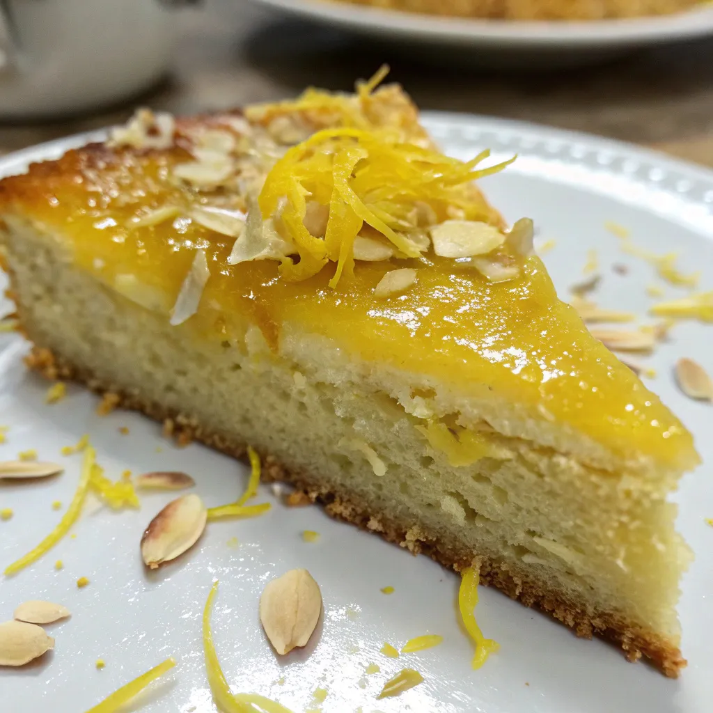 Zesty Ricotta Almond Cake