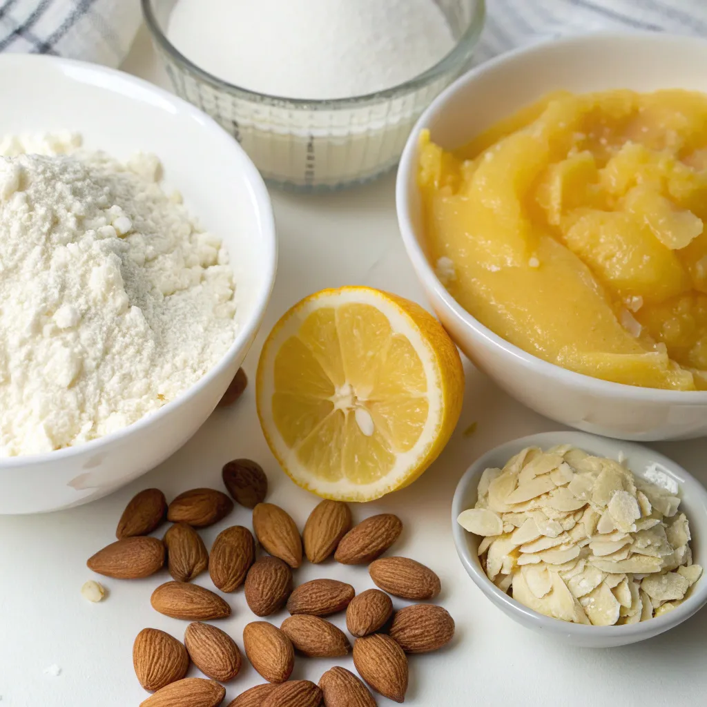 Zesty Ricotta Almond Cake