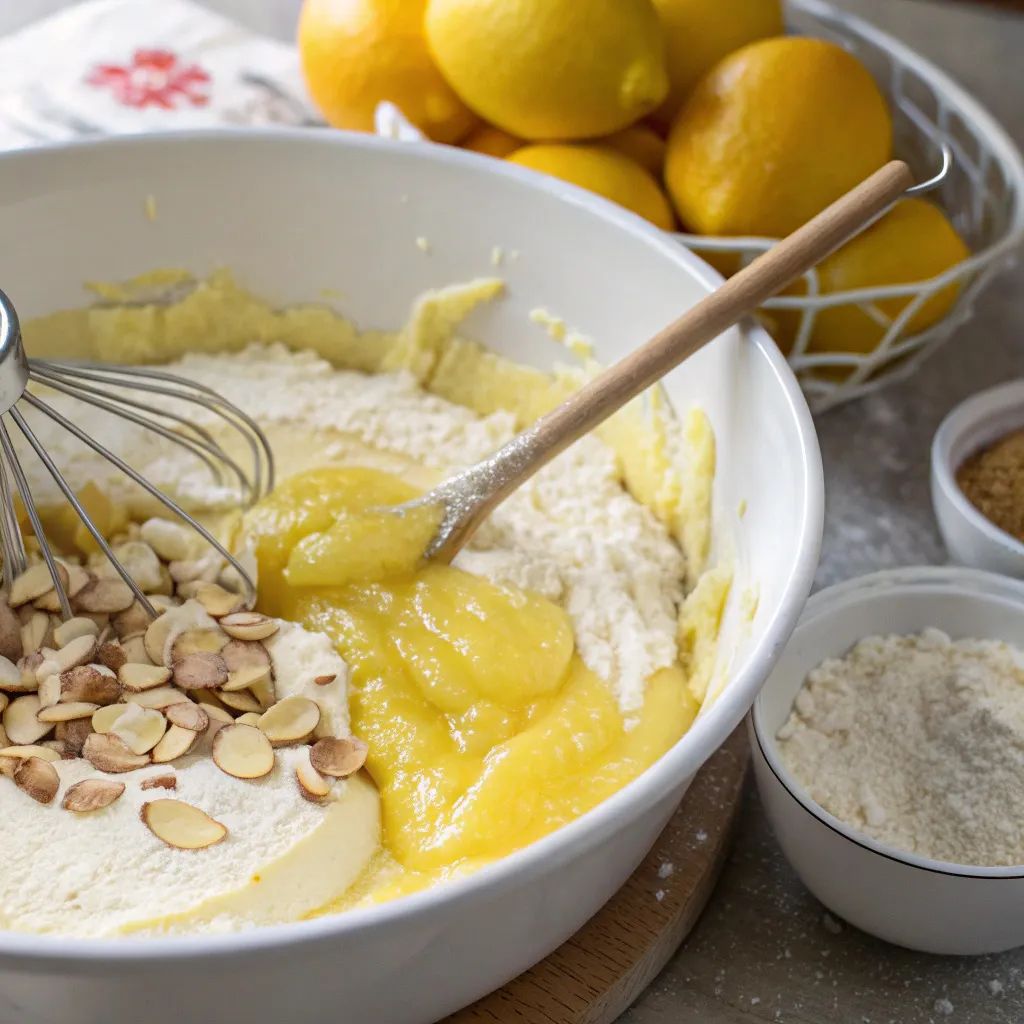 Zesty Ricotta Almond Cake