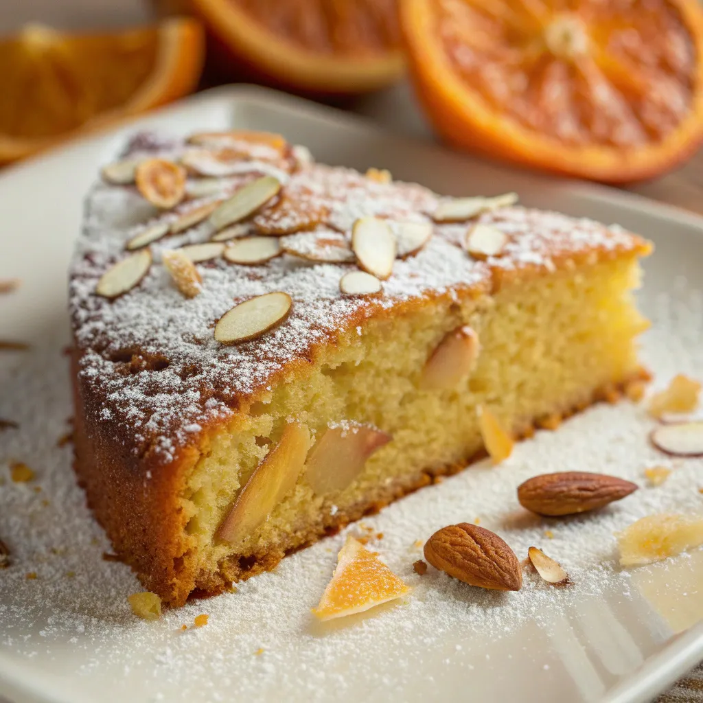 Almond Orange Olive Oil Cake
